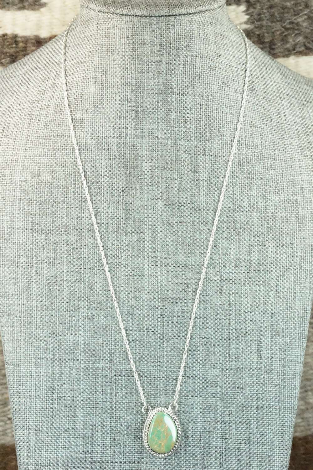 Turquoise & Sterling Silver Necklace - Annie Spencer