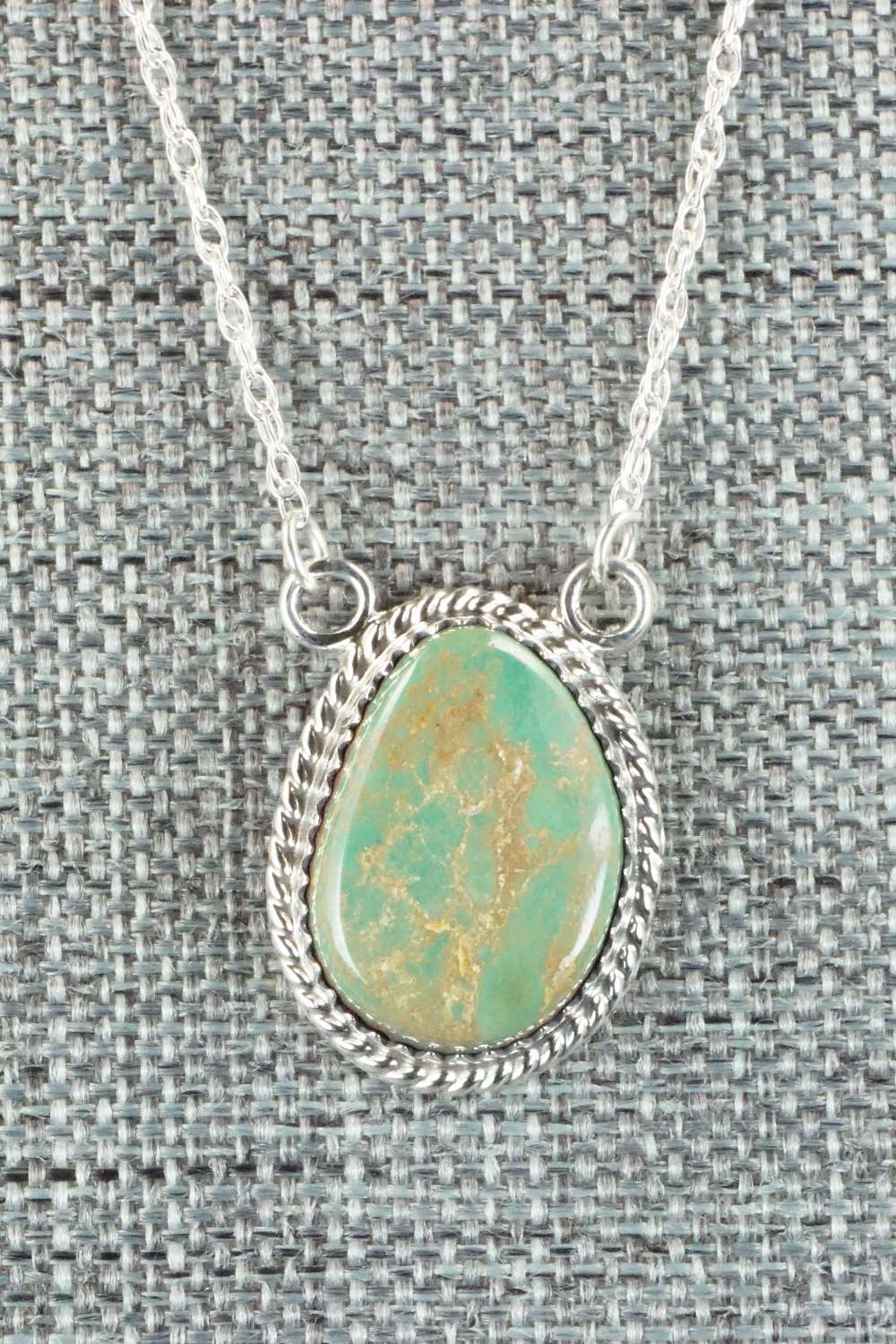 Turquoise & Sterling Silver Necklace - Annie Spencer