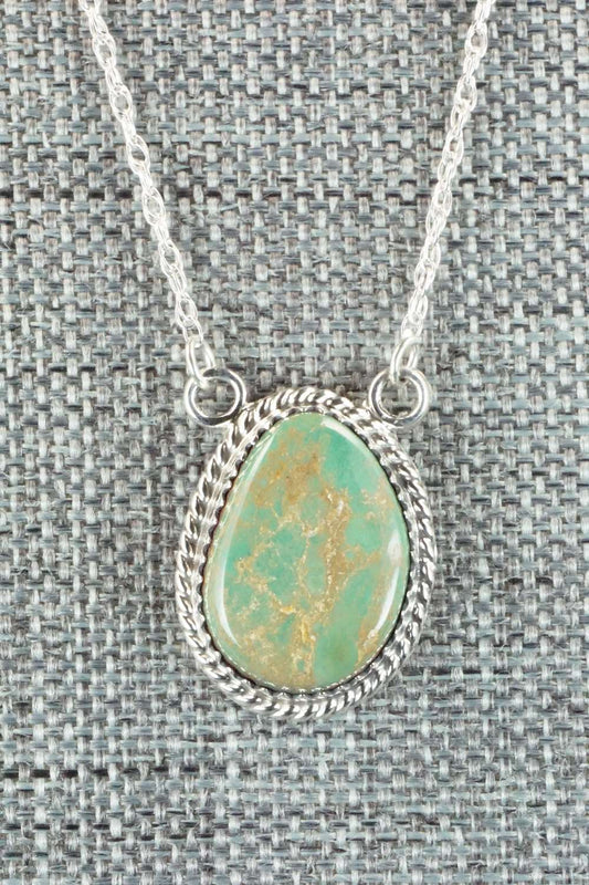 Turquoise & Sterling Silver Necklace - Annie Spencer