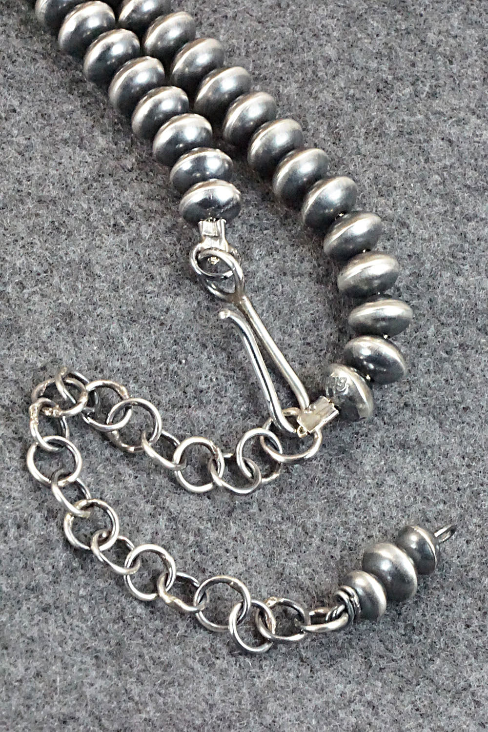 Sterling Silver Navajo Pearl Necklace - Tonisha Haley