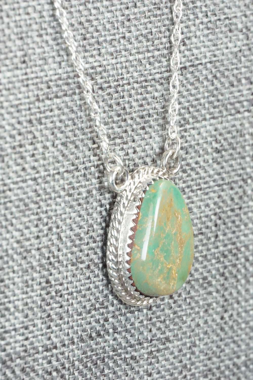 Turquoise & Sterling Silver Necklace - Annie Spencer