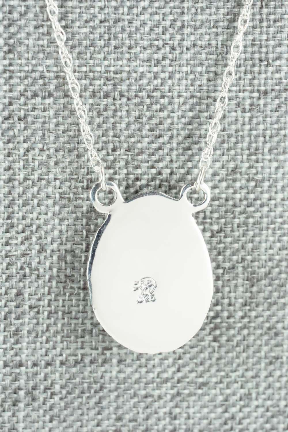 Turquoise & Sterling Silver Necklace - Annie Spencer