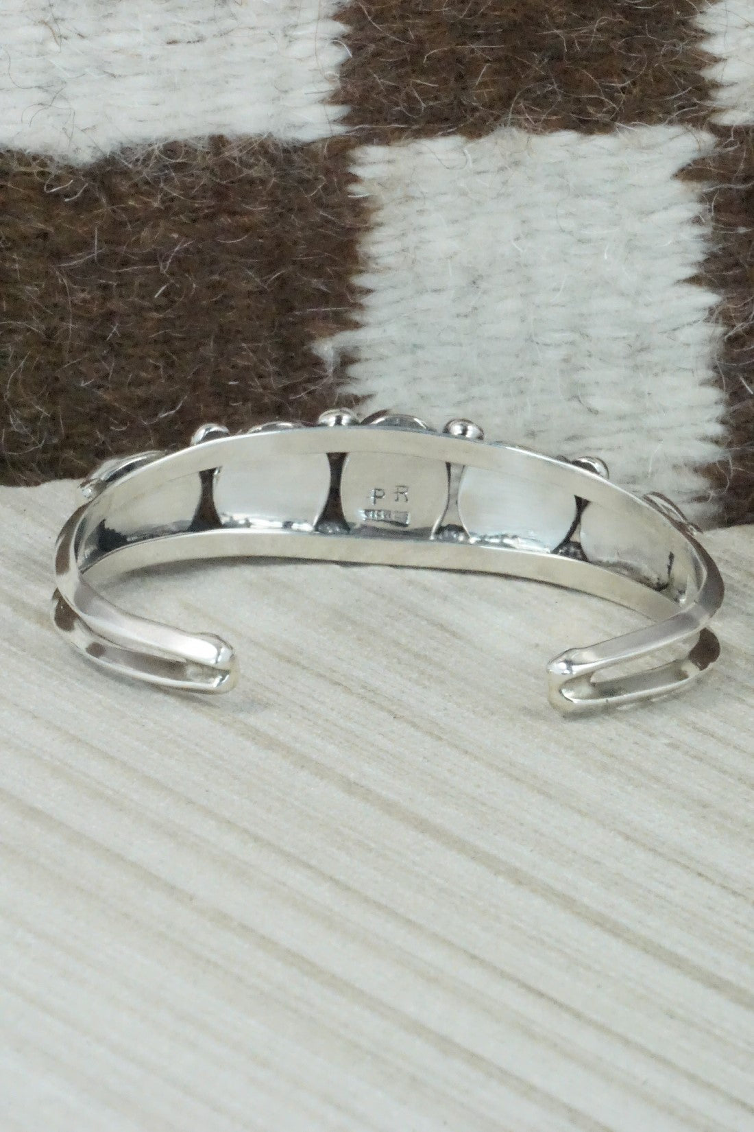 Turquoise & Sterling Silver Bracelet - Priscilla Reeder