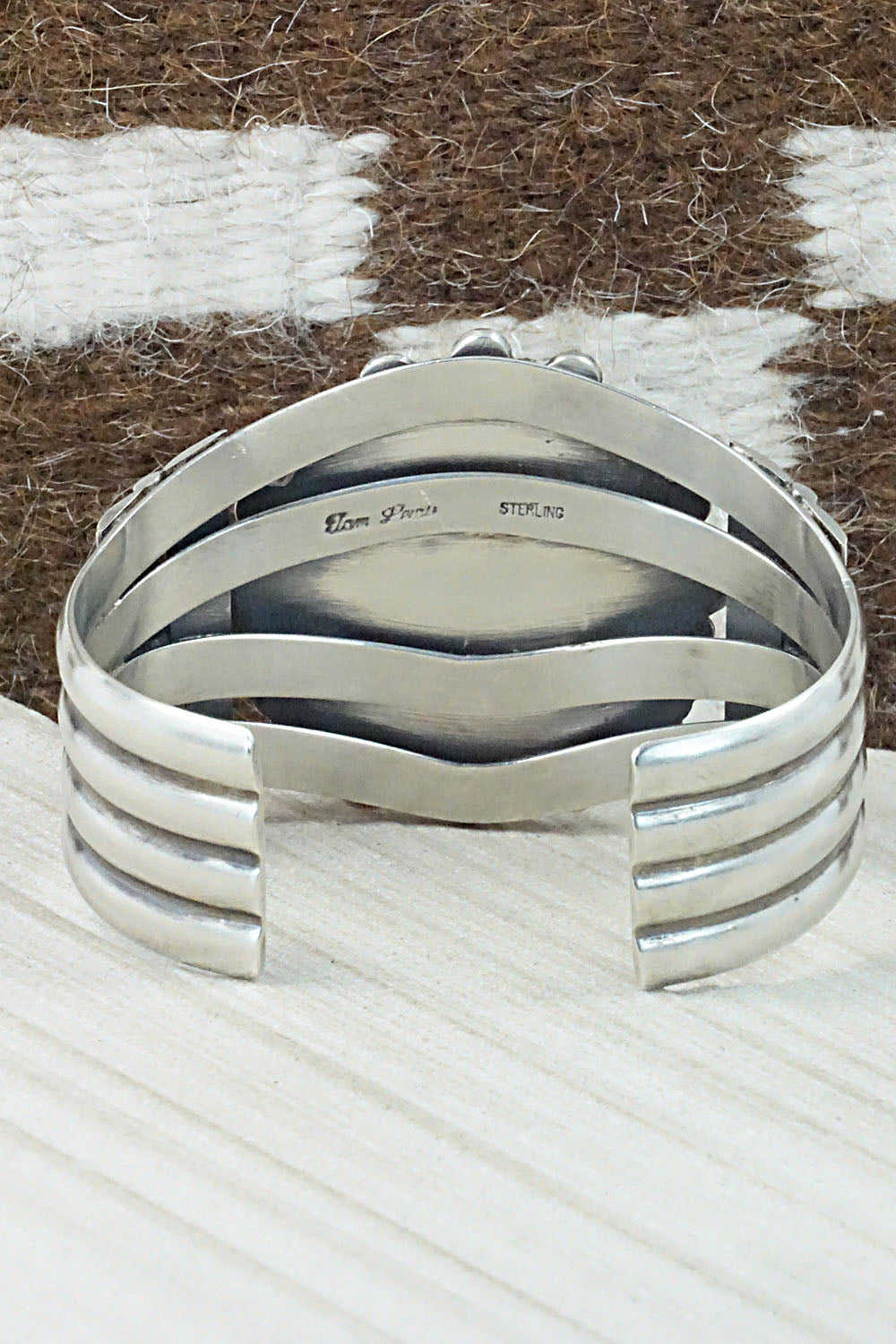 Turquoise & Sterling Silver Bracelet - Tom Lewis