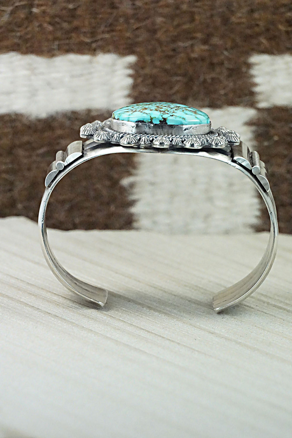 Turquoise & Sterling Silver Bracelet - Tom Lewis