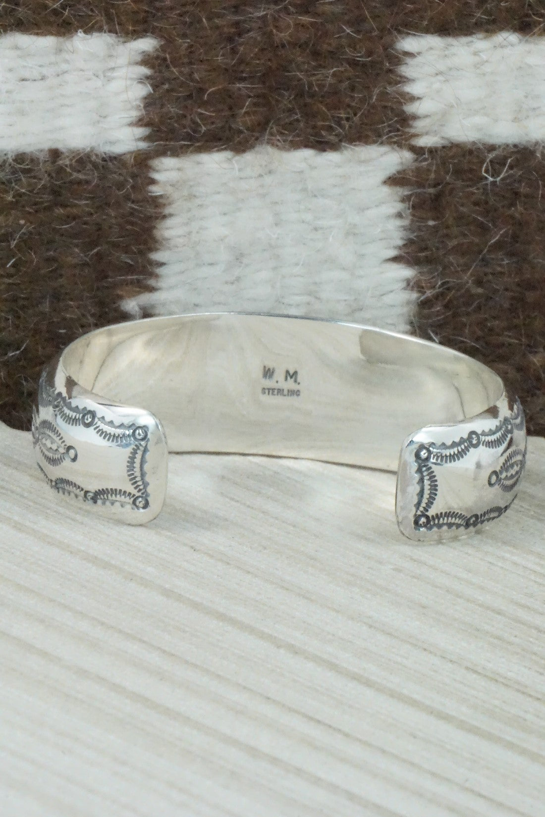 Turquoise & Sterling Silver Bracelet - Wilbert Muskett