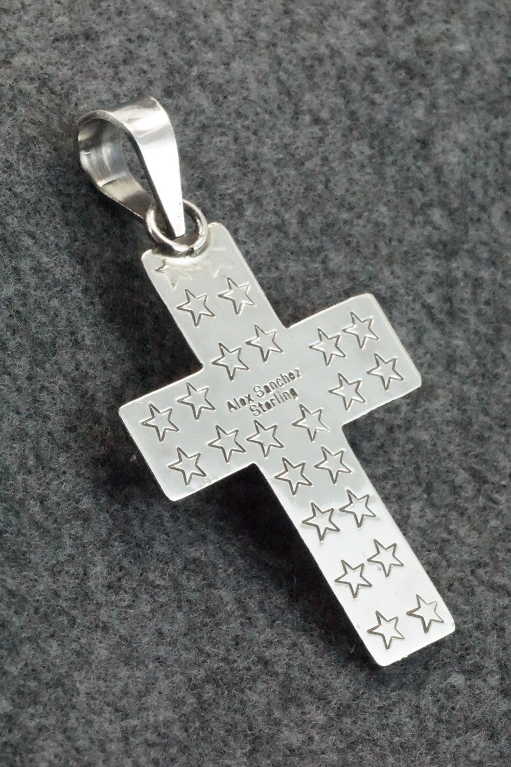 Turquoise & Sterling Silver Pendant - Alex Sanchez