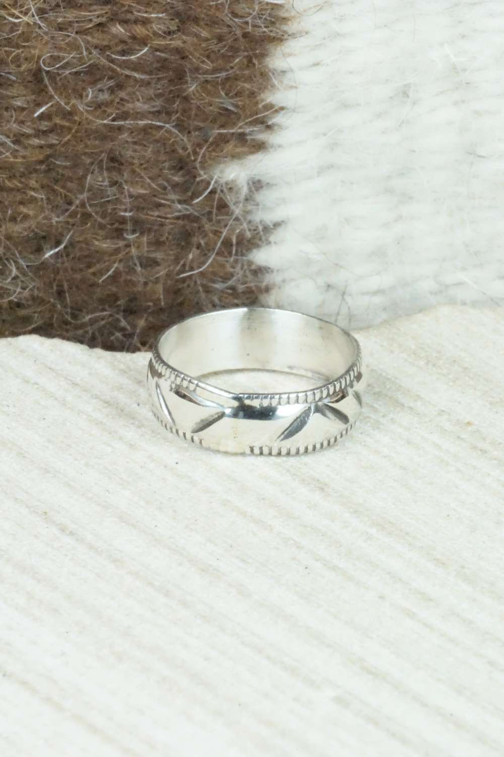 Sterling Silver Ring - Caroline Tsosie - Size 5.75