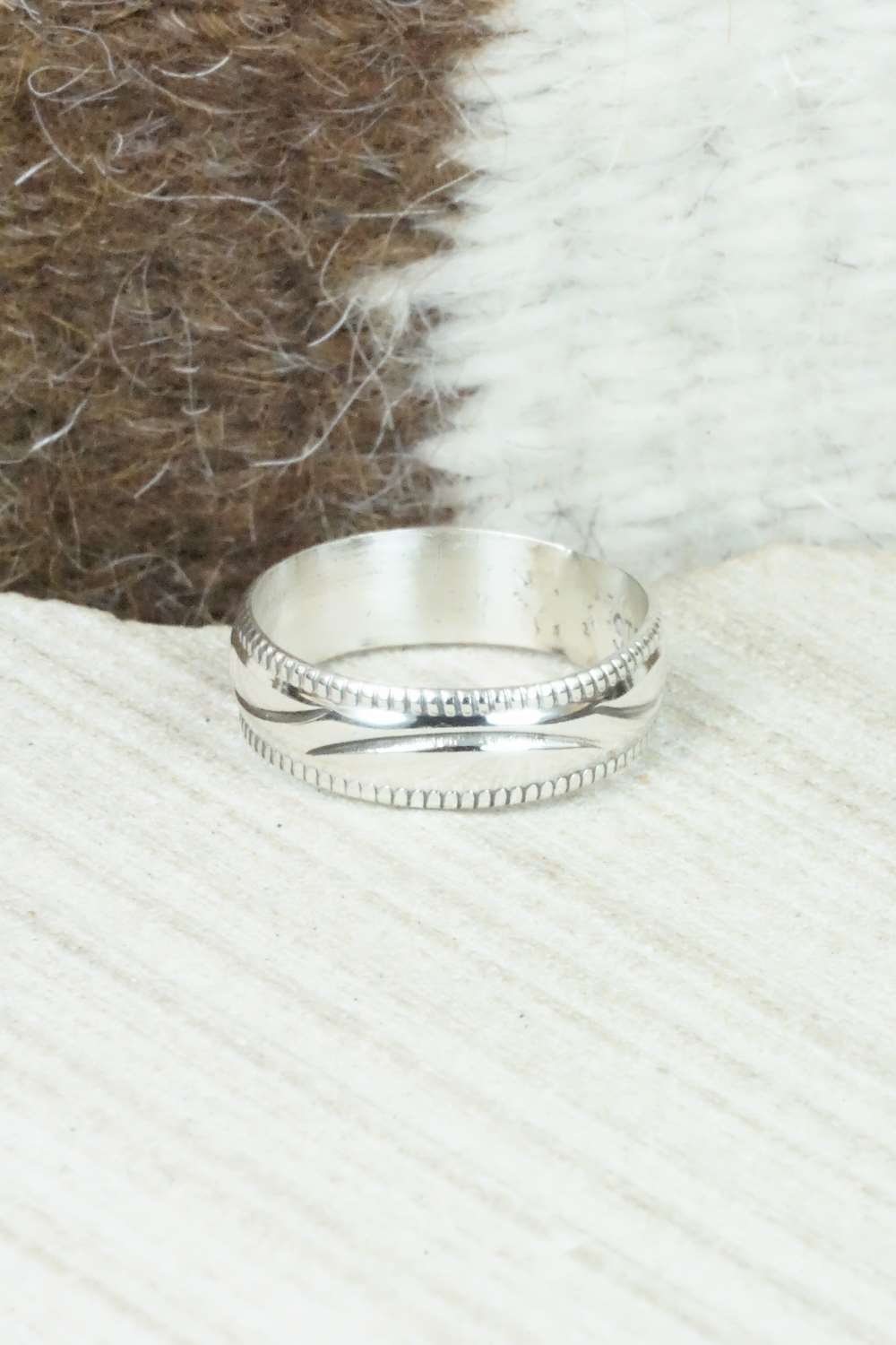 Sterling Silver Ring - Caroline Tsosie - Size 7