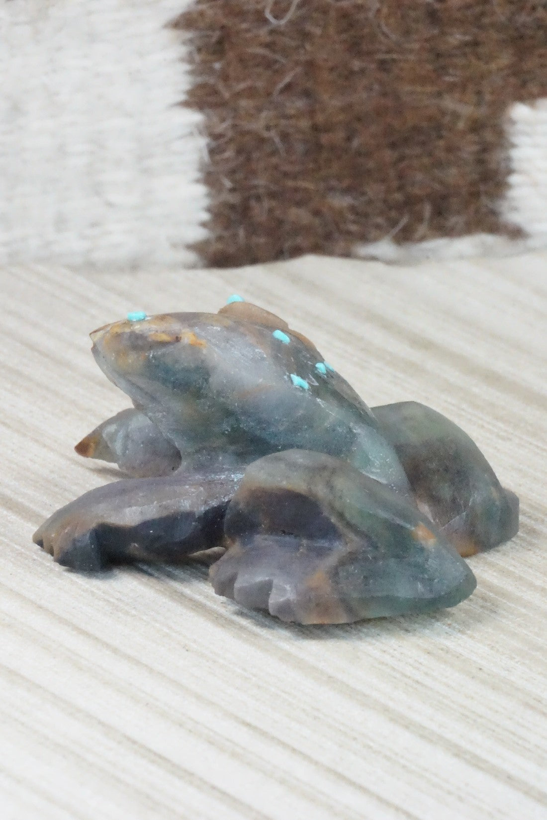 Frog Zuni Fetish Carving - Jon Quam