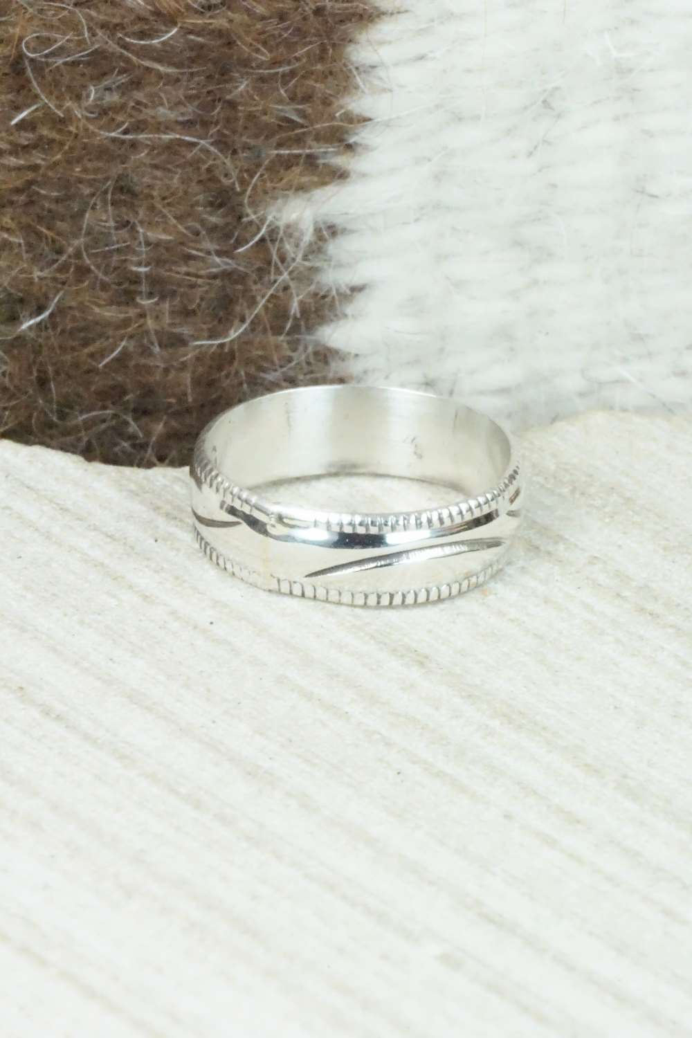 Sterling Silver Ring - Caroline Tsosie - Size 7