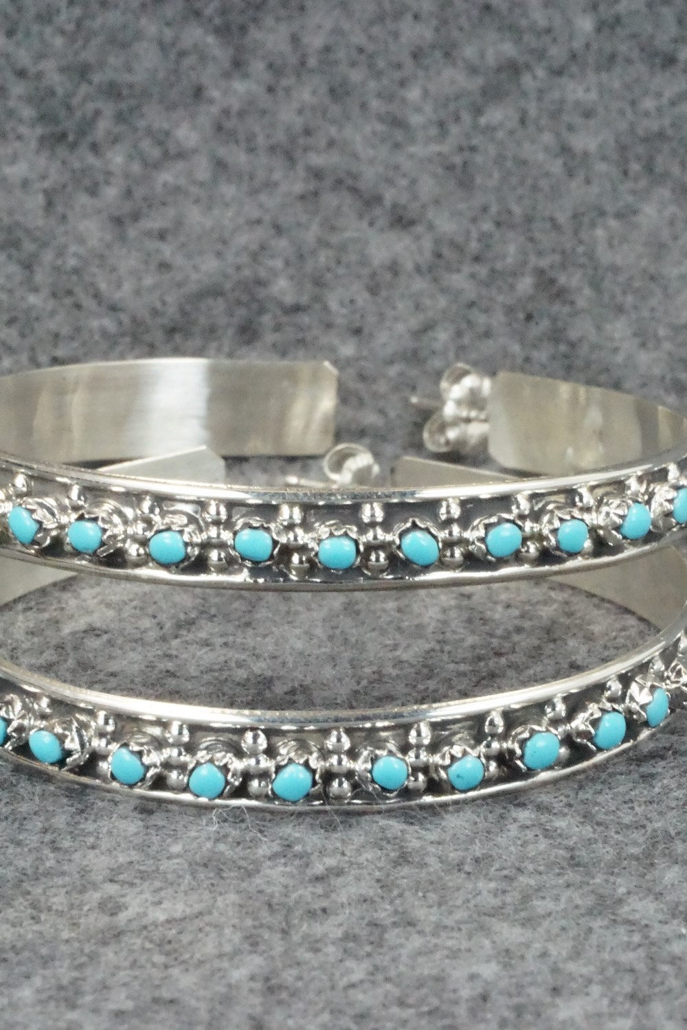 Turquoise & Sterling Silver Earrings - Joanne Cheama