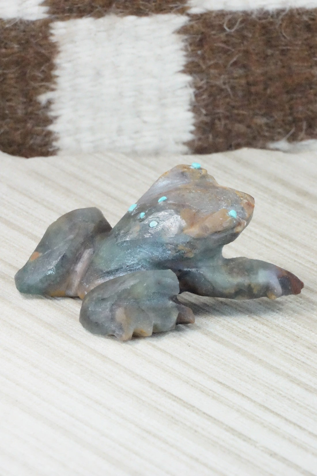 Frog Zuni Fetish Carving - Jon Quam