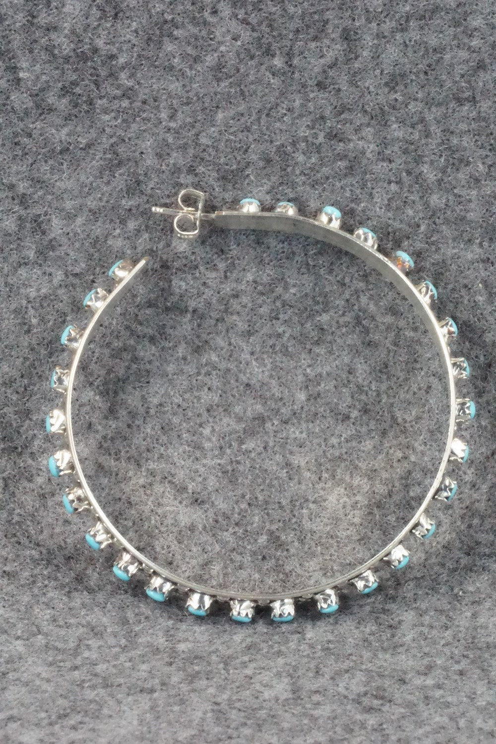 Turquoise & Sterling Silver Earrings - Joanne Cheama