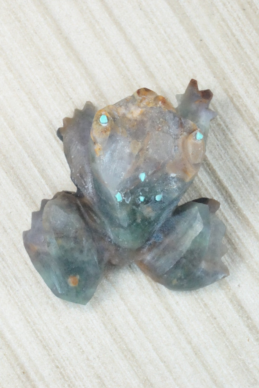 Frog Zuni Fetish Carving - Jon Quam