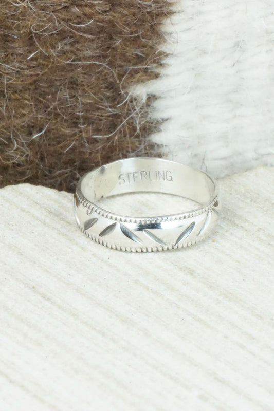 Sterling Silver Ring - Caroline Tsosie - Size 10