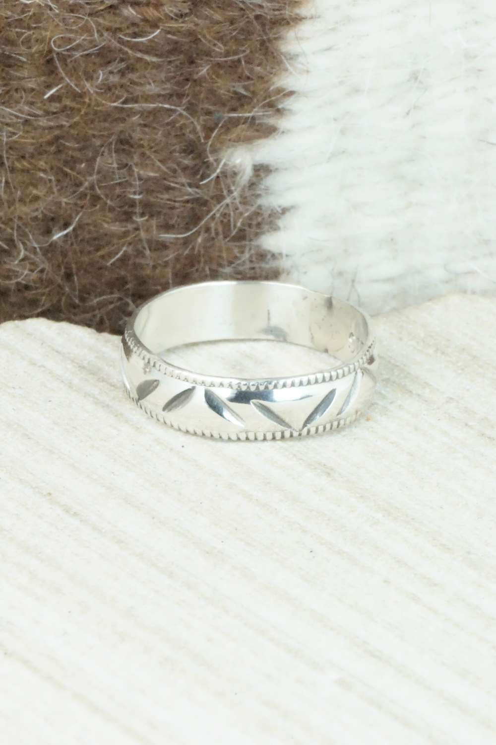 Sterling Silver Ring - Caroline Tsosie - Size 10
