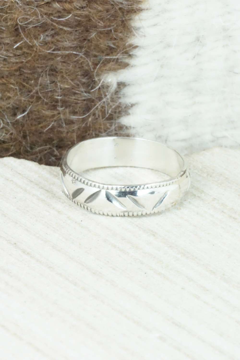 Sterling Silver Ring - Caroline Tsosie - Size 10