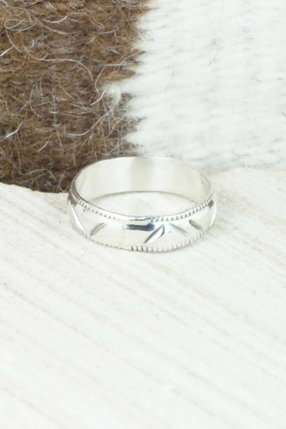 Sterling Silver Ring - Caroline Tsosie - Size 10