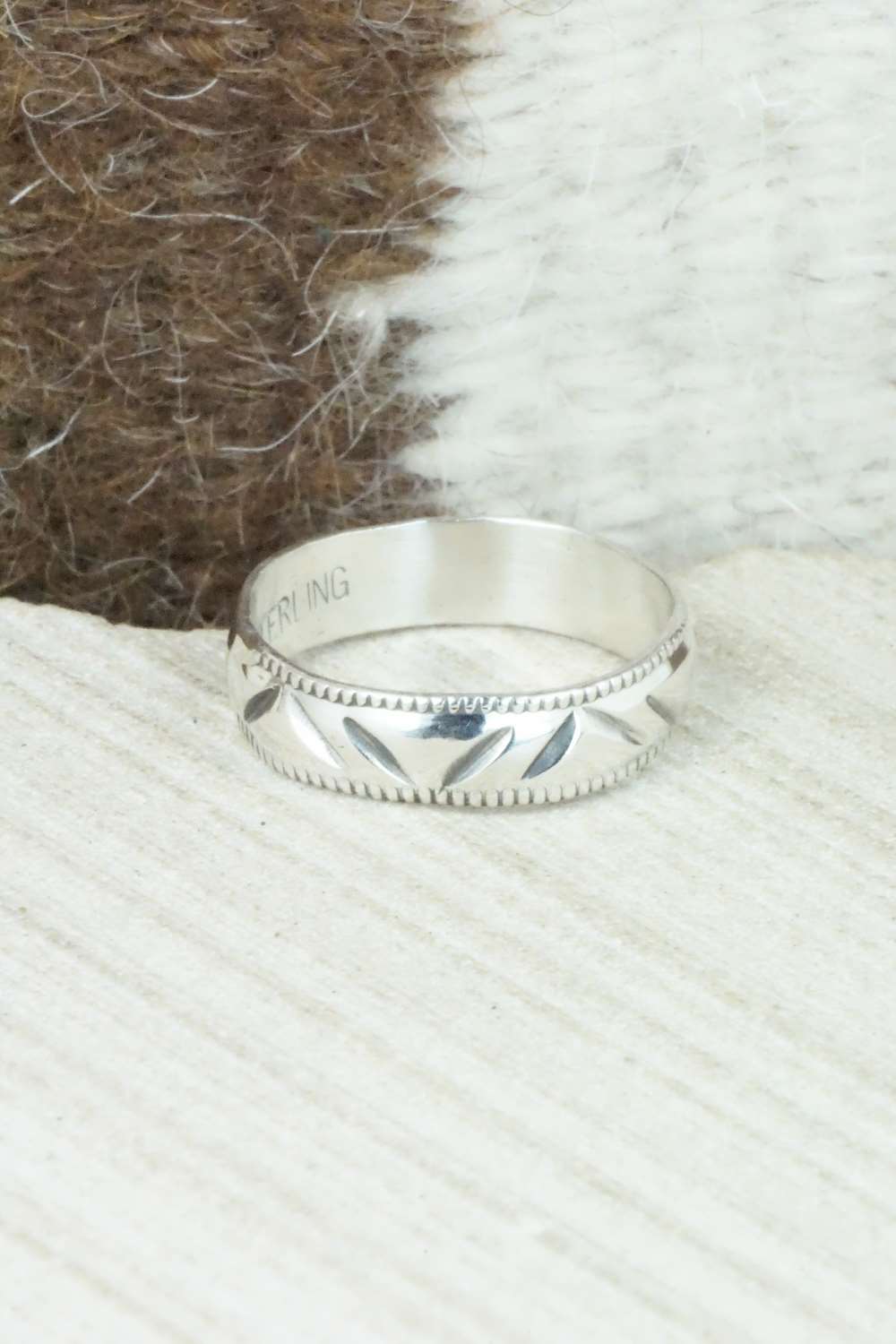 Sterling Silver Ring - Caroline Tsosie - Size 10