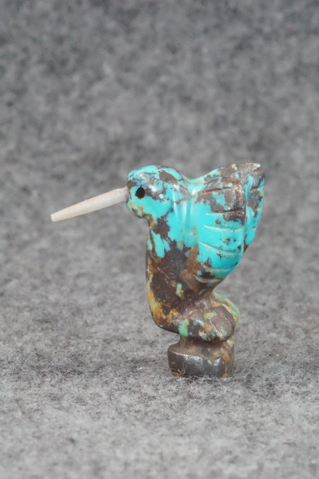 Hummingbird Zuni Fetish Carving - Justin Red Elk