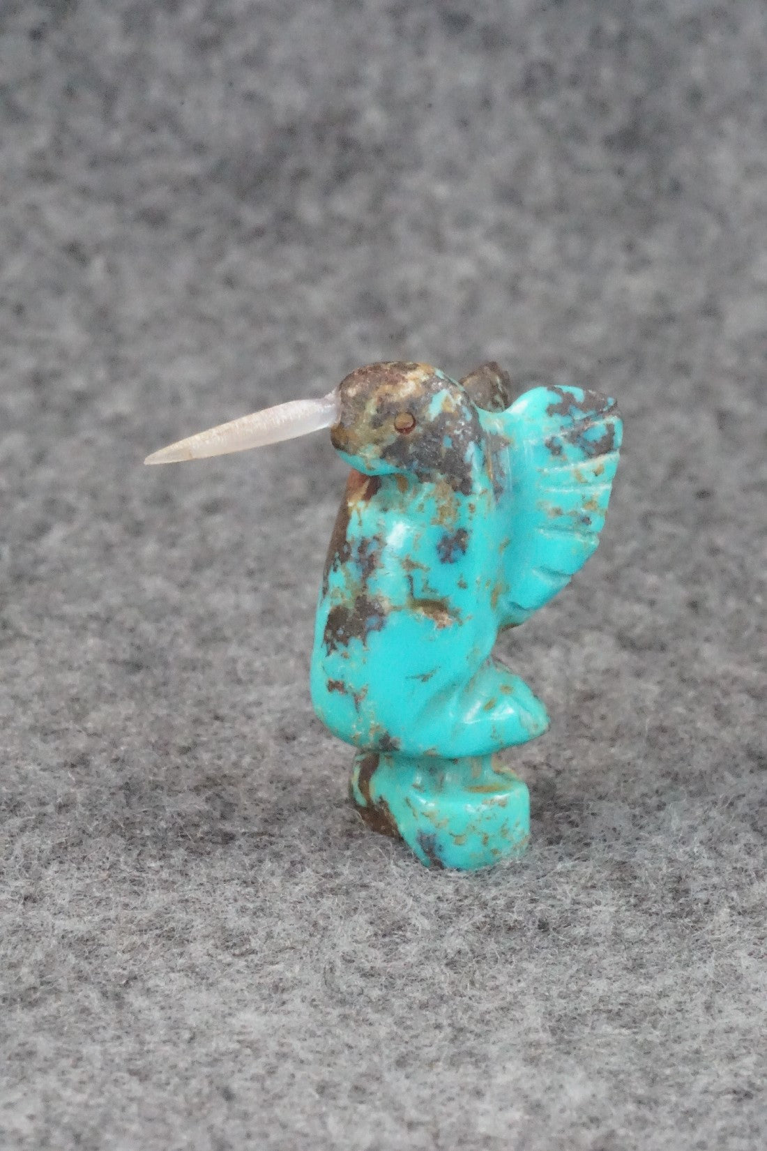 Hummingbird Zuni Fetish Carving - Justin Red Elk