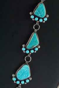 Turquoise & Sterling Silver Necklace and Earrings - Hemerson Brown