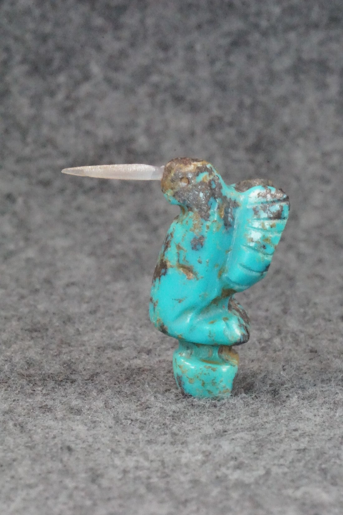 Hummingbird Zuni Fetish Carving - Justin Red Elk