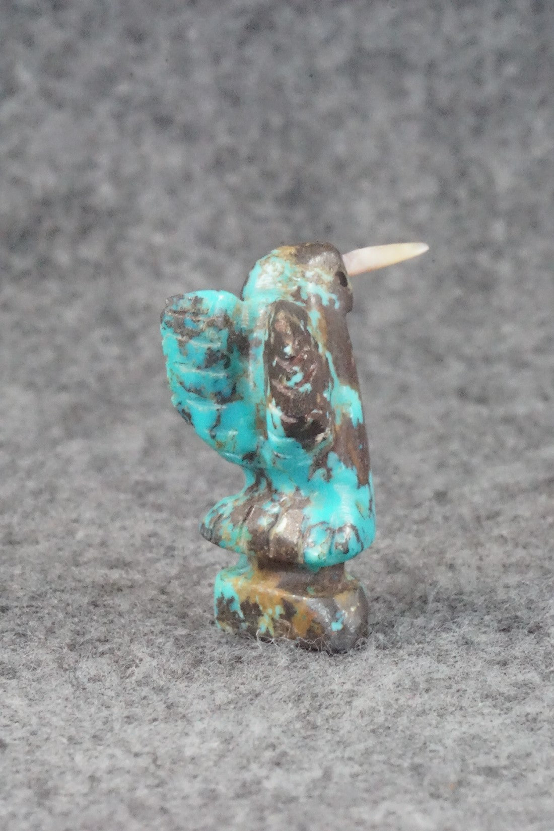 Hummingbird Zuni Fetish Carving - Justin Red Elk
