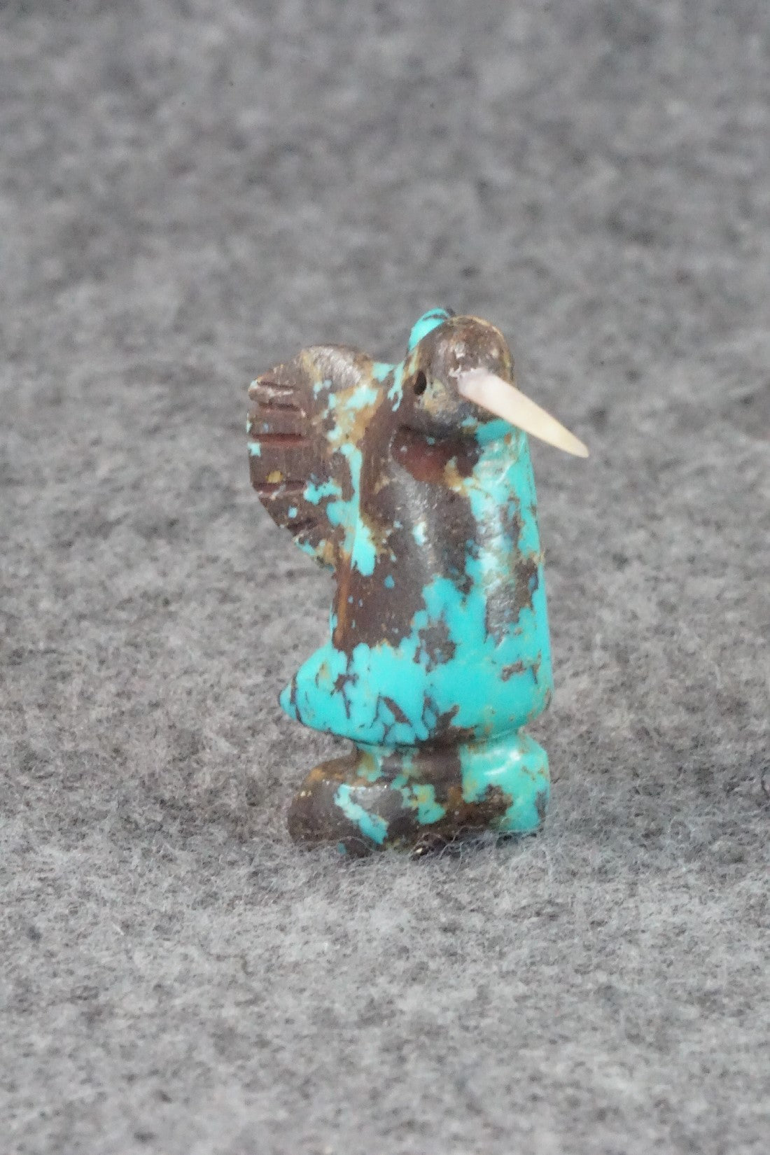 Hummingbird Zuni Fetish Carving - Justin Red Elk