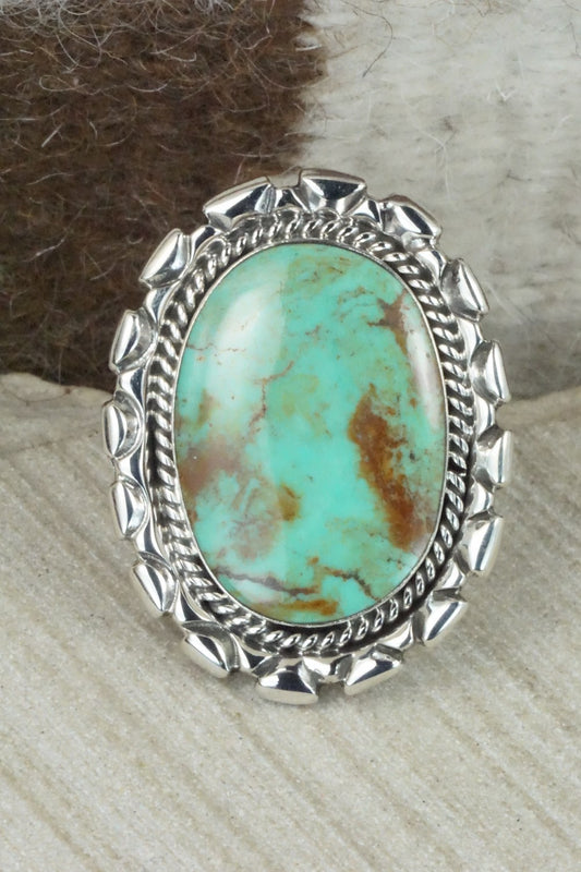 Turquoise & Sterling Silver Ring - Gilbert Smith - Size 6