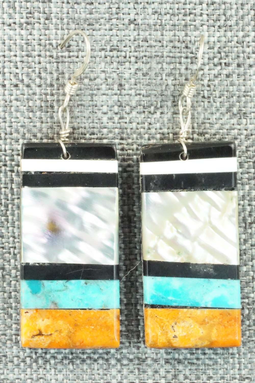 Multi Stone & Sterling Silver Earrings - Torevia Crespin