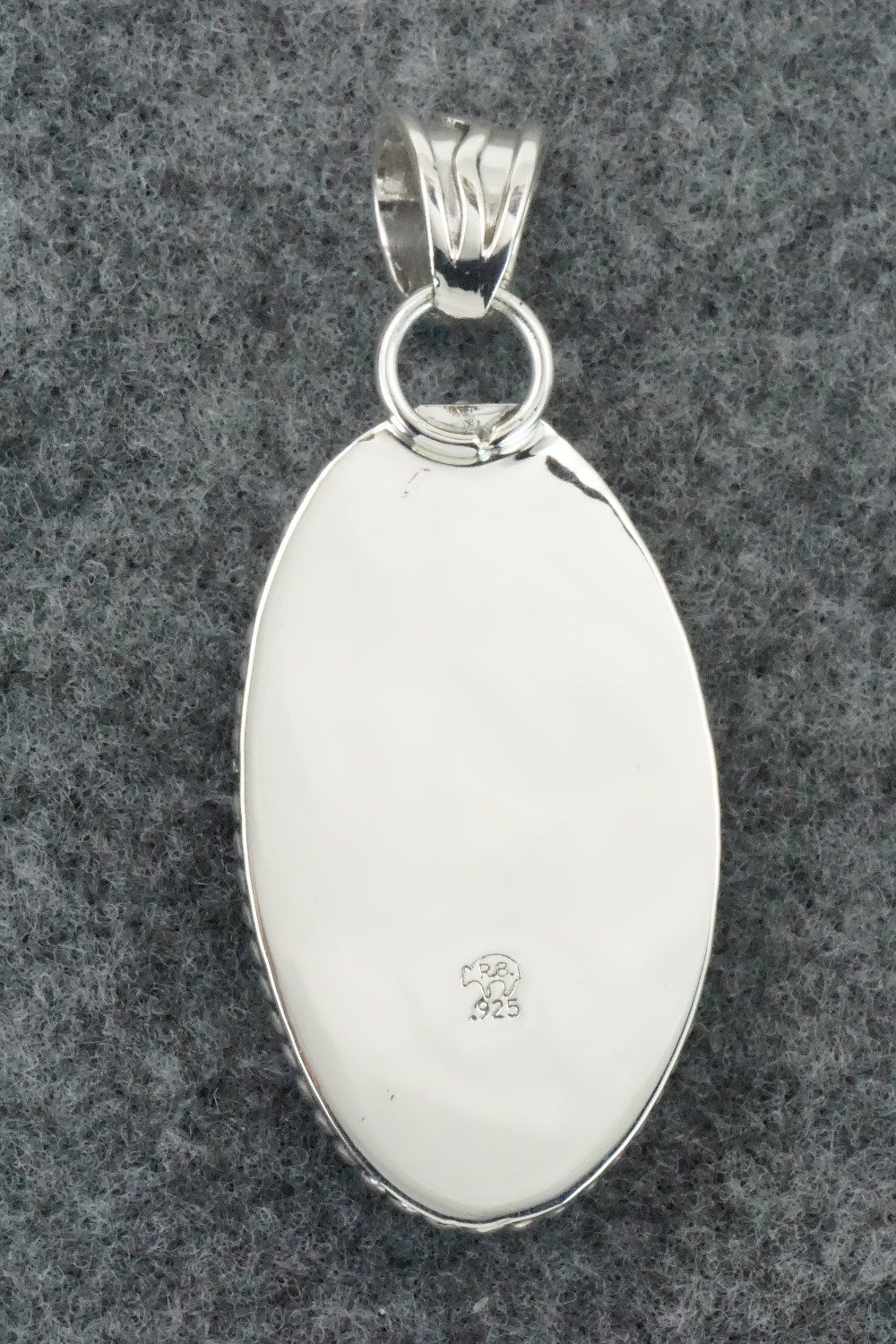 Turquoise & Sterling Silver Pendant - Sheena Jack