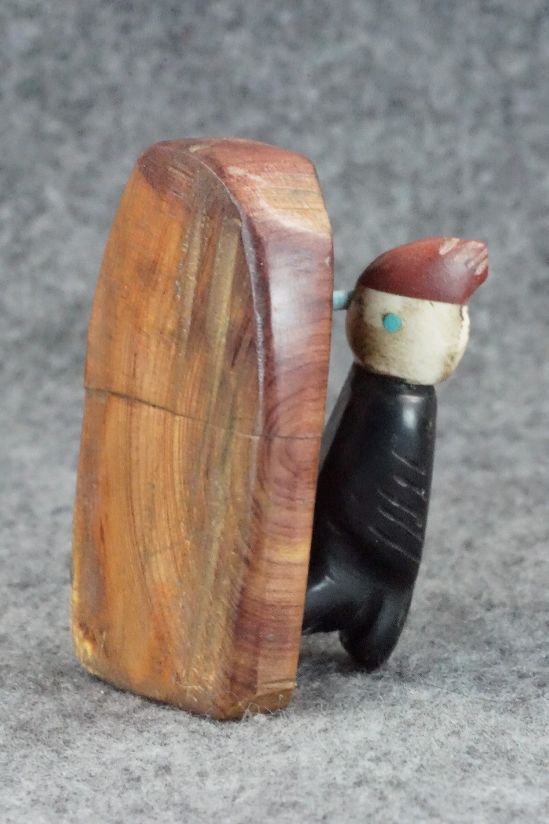 Woodpecker Zuni Fetish Carving - Justin Red Elk