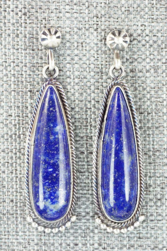Lapis & Sterling Silver Earrings - Verley Betone