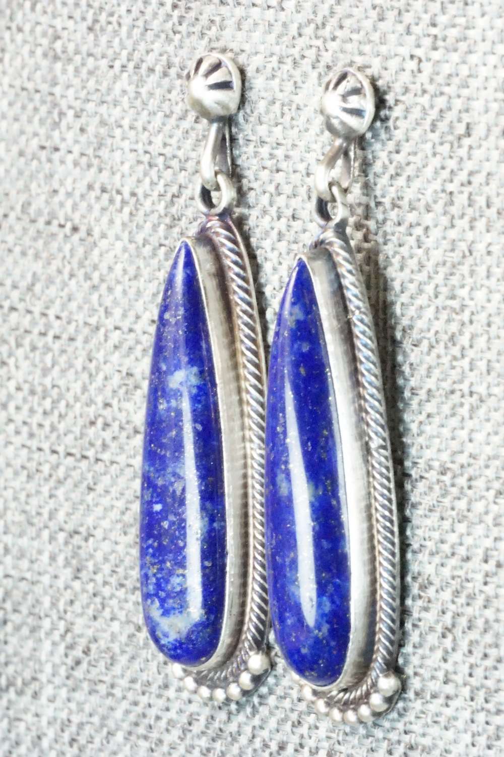 Lapis & Sterling Silver Earrings - Verley Betone
