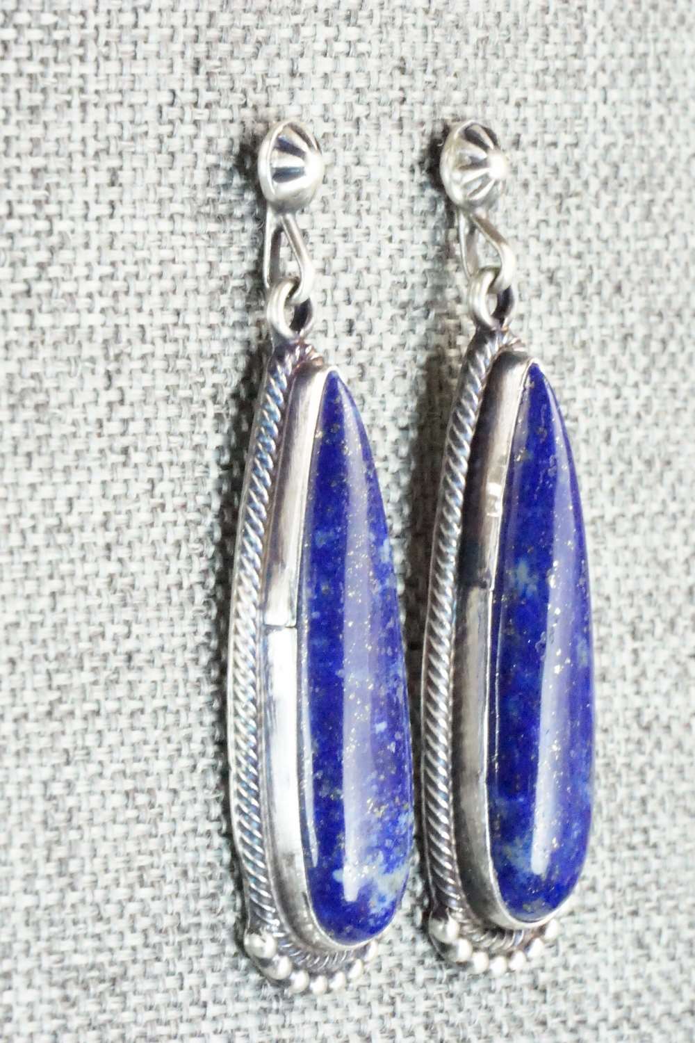 Lapis & Sterling Silver Earrings - Verley Betone