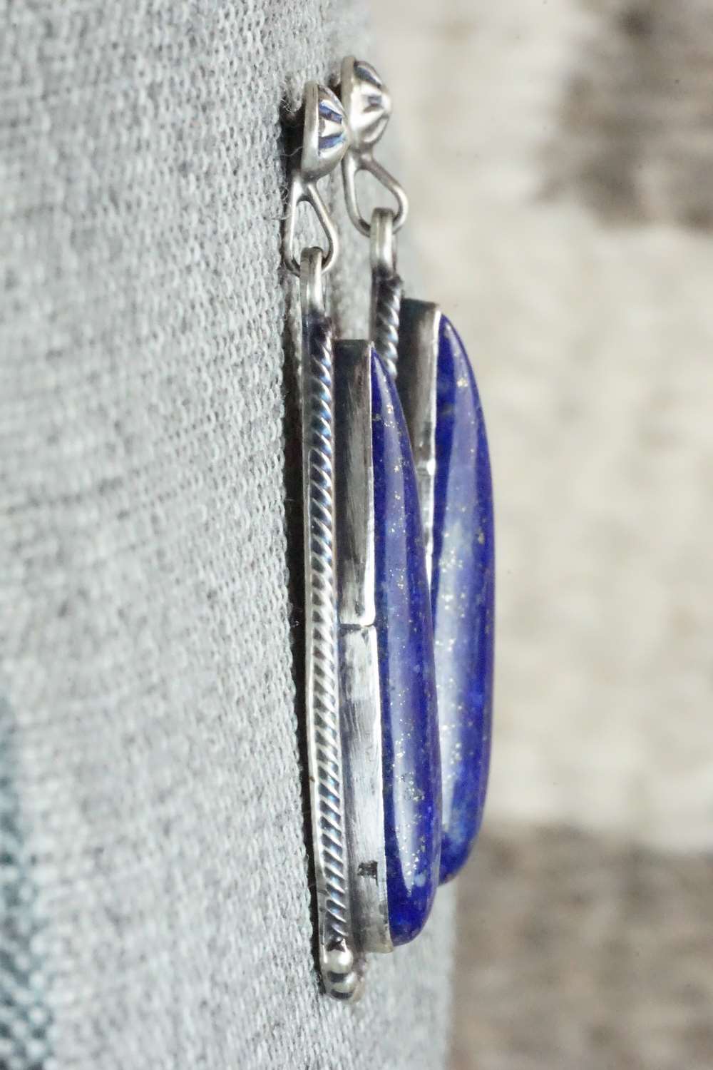 Lapis & Sterling Silver Earrings - Verley Betone