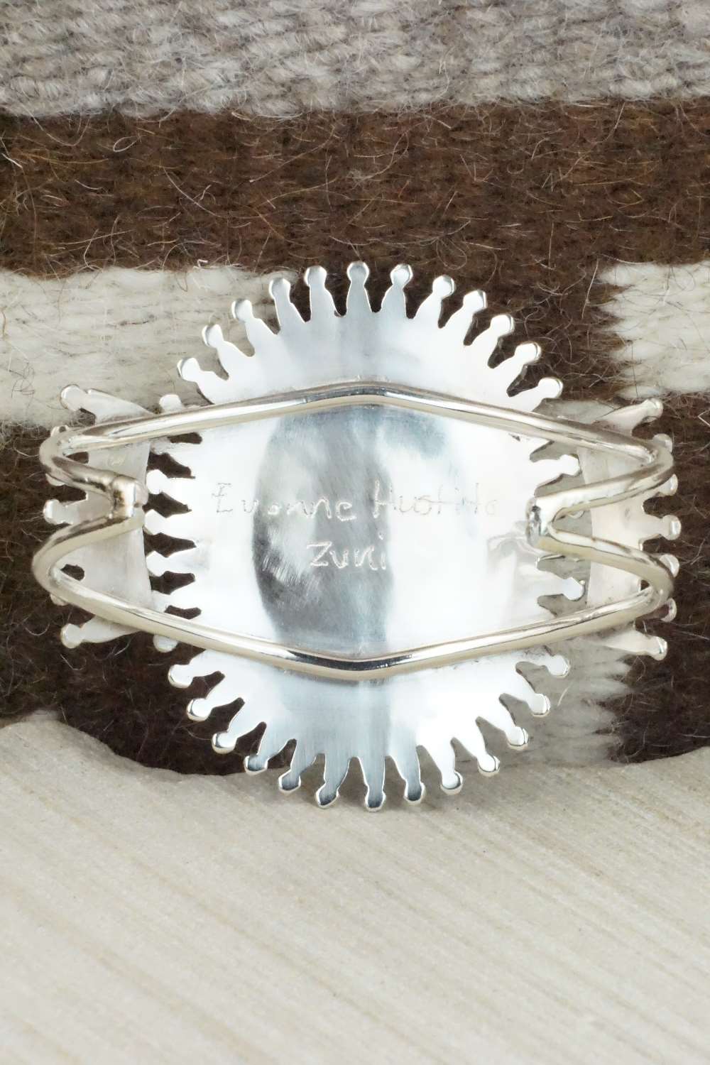 Turquoise & Sterling Silver Bracelet - Evonne Hustito