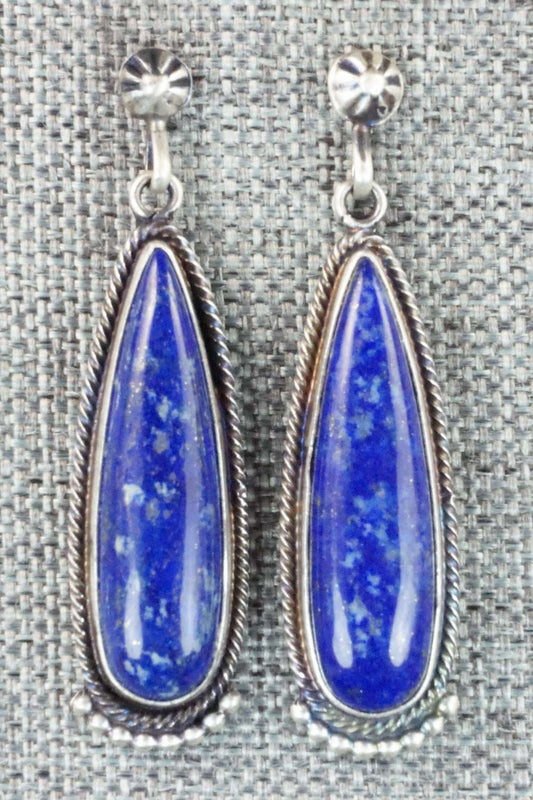 Lapis & Sterling Silver Earrings - Verley Betone