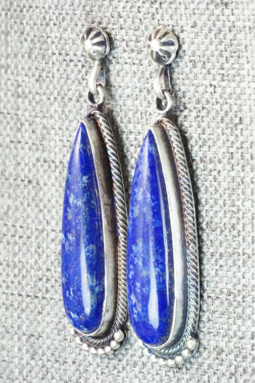 Lapis & Sterling Silver Earrings - Verley Betone