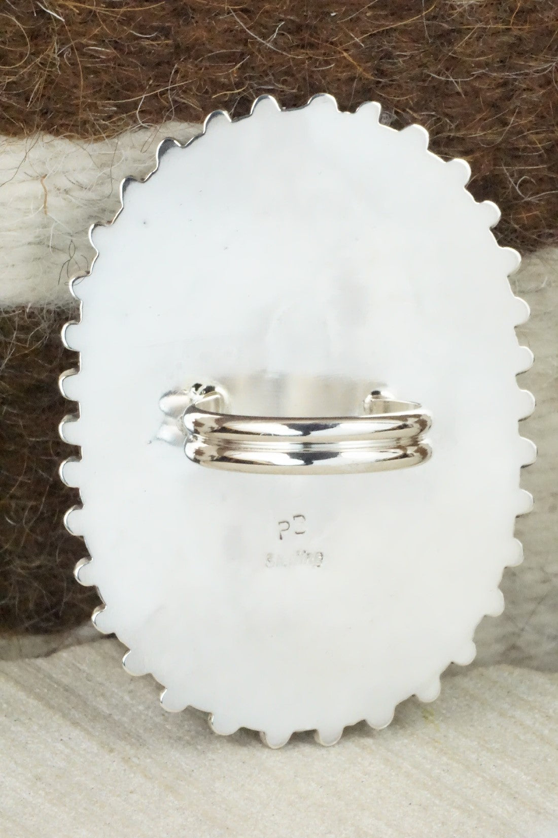 Turquoise & Sterling Silver Ring - Philena Byjoe - Size 8