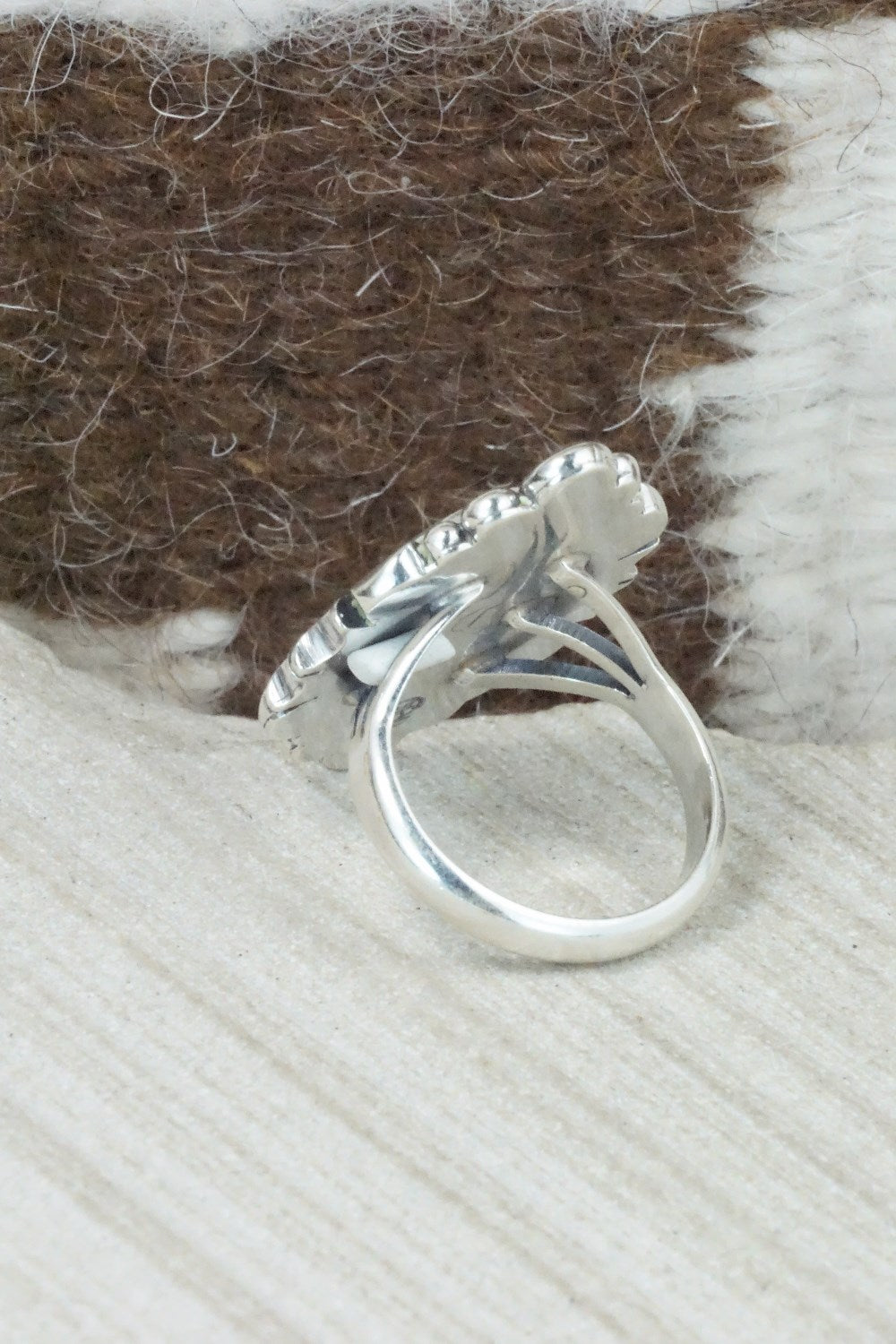 Turquoise & Sterling Silver Ring - Daniel Benally - Size 7