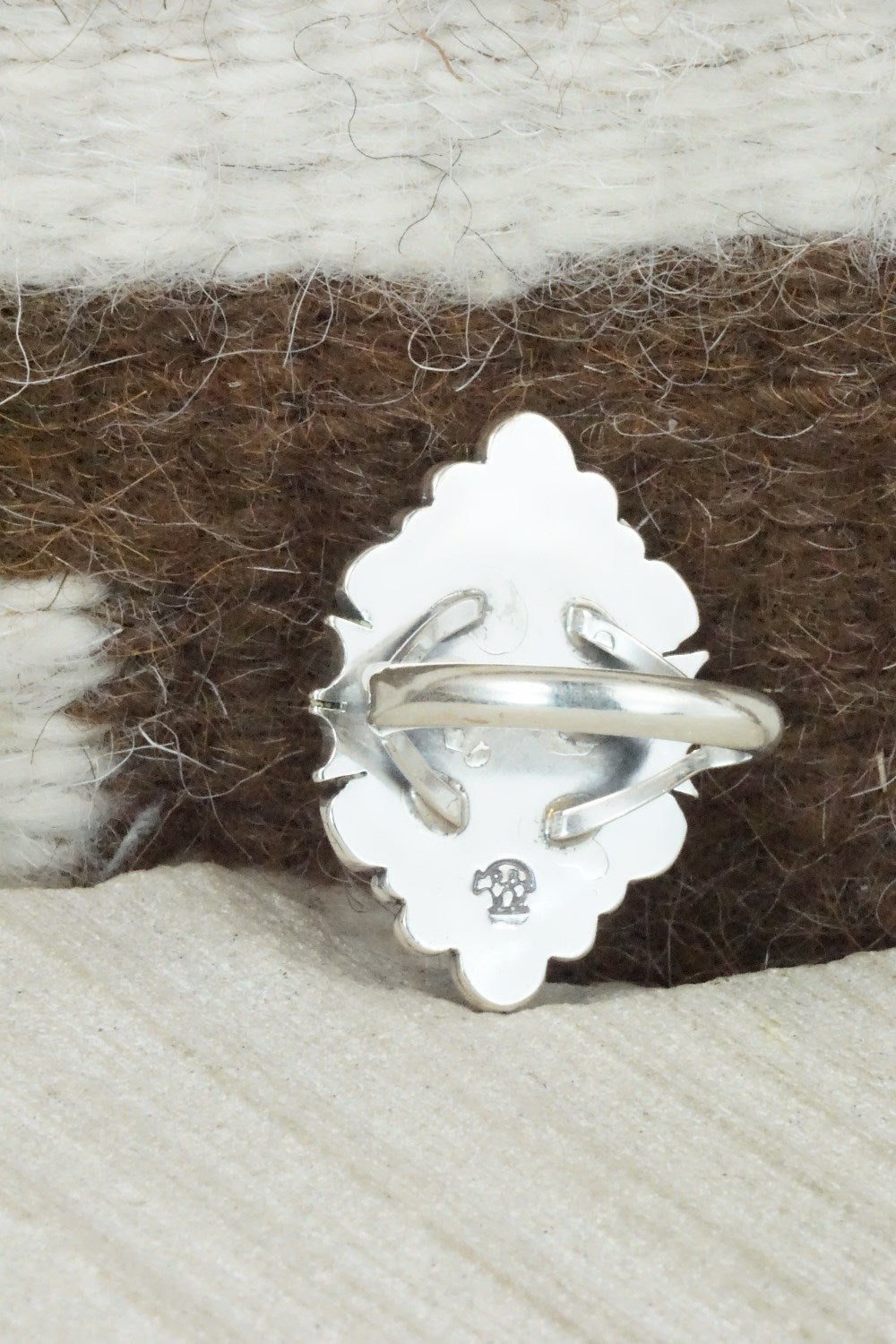 Turquoise & Sterling Silver Ring - Daniel Benally - Size 7