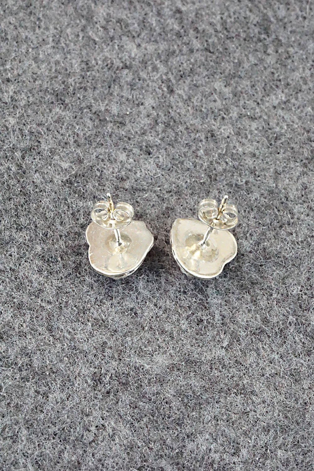 Coral & Sterling Silver Earrings - Elaine Shirley