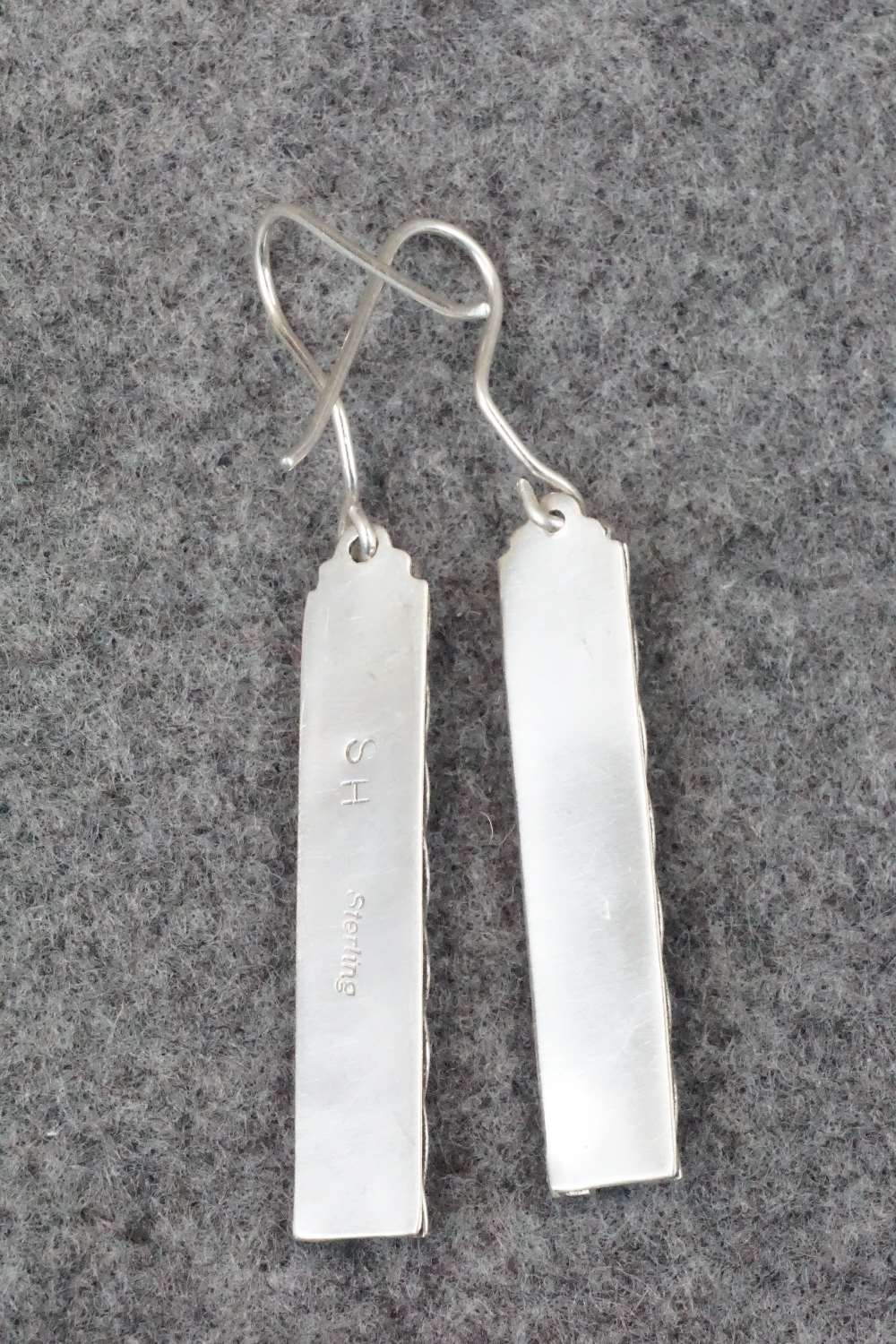 Coral & Sterling Silver Earrings - Stephen Haloo