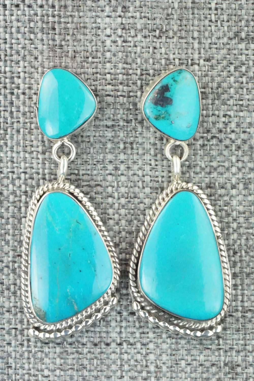 Turquoise & Sterling Silver Earrings - Sadie Jim