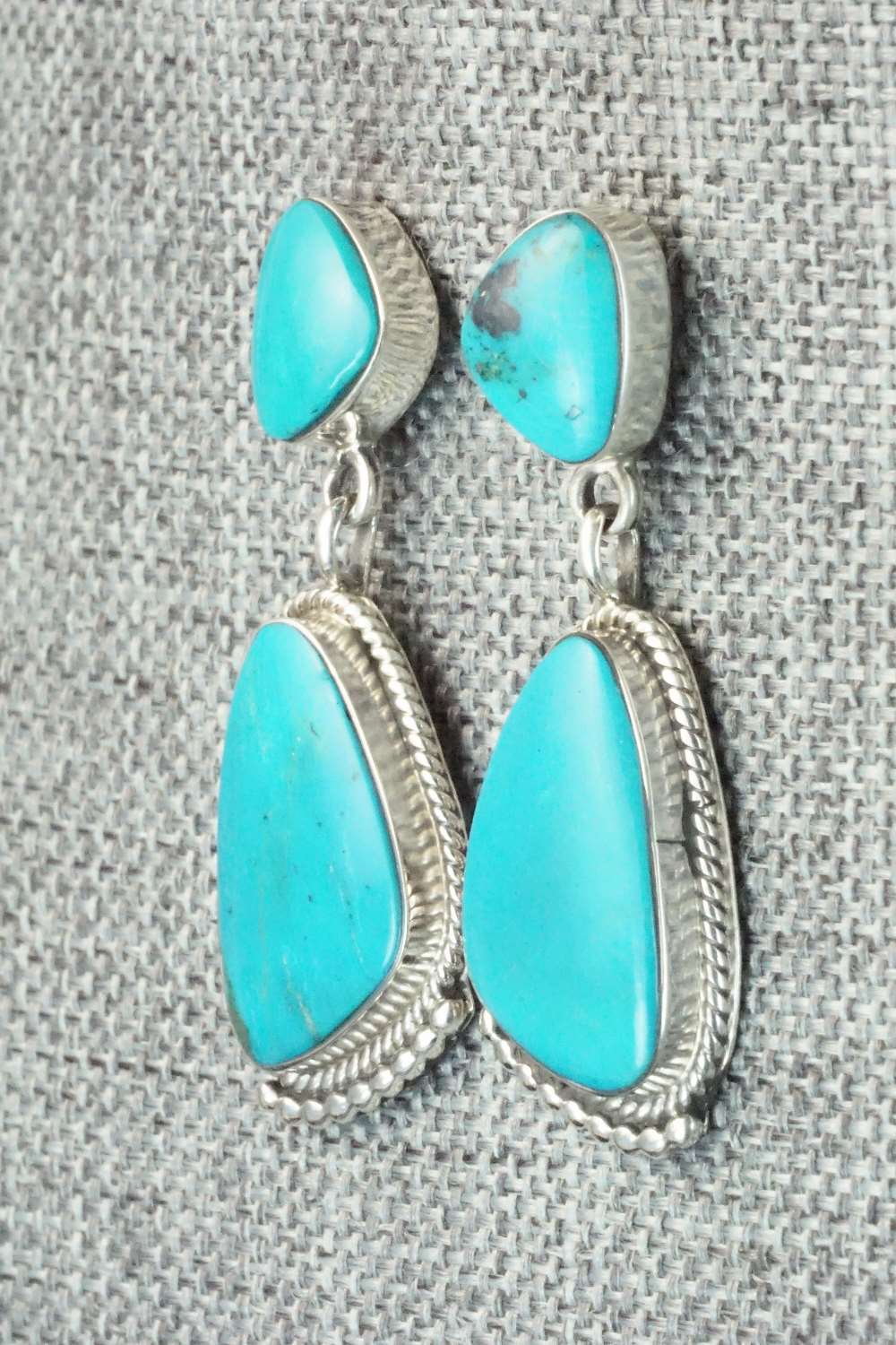 Turquoise & Sterling Silver Earrings - Sadie Jim