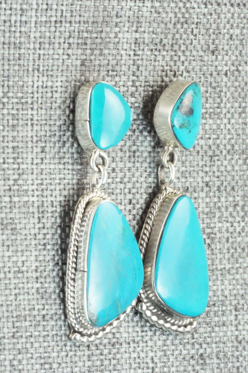 Turquoise & Sterling Silver Earrings - Sadie Jim