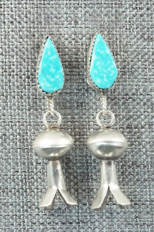 Turquoise & Sterling Silver Earrings - Selina Warner
